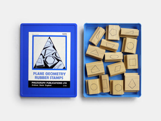 Plane Geometry Rubber Stamps (1975)