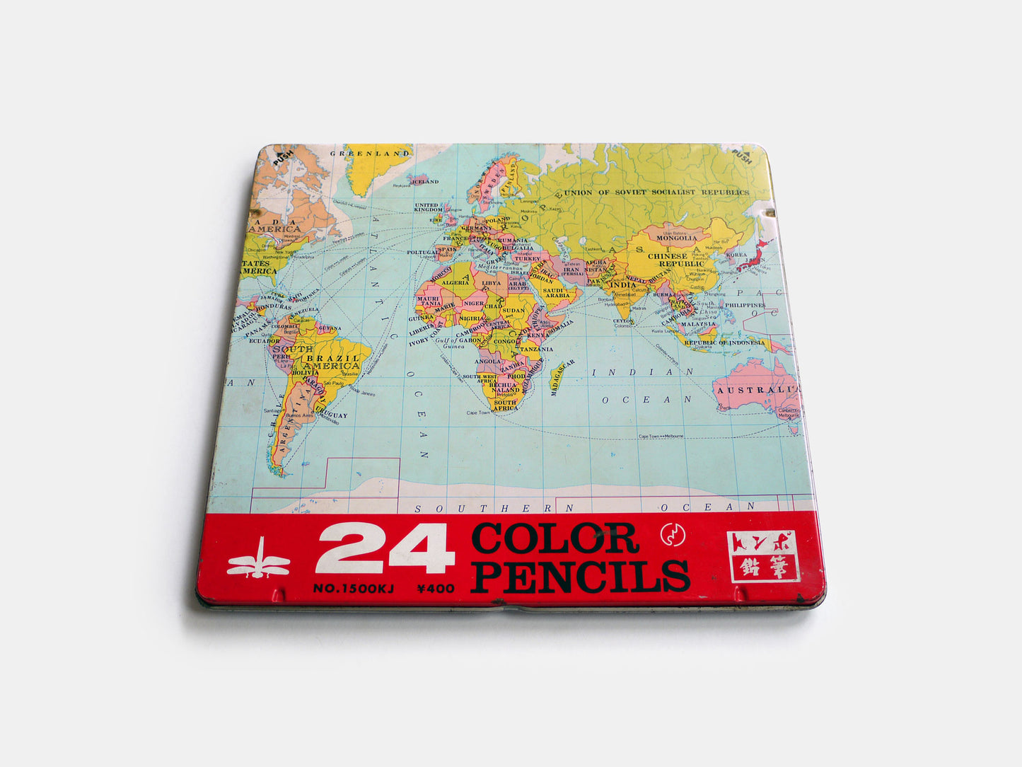 Map Pencil Set (1960s)